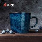 日本原产AITO Natural color美浓烧陶瓷摩登色马克杯