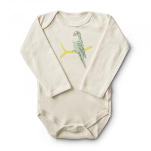 英国原产Petra Boase婴儿成长衣幼儿连体衣0-6月蓝色鹦鹉
