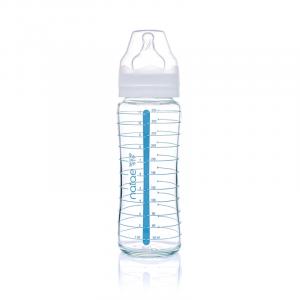 法国原产natae宽口婴儿奶瓶玻璃奶瓶硅胶奶嘴18月以上330ml